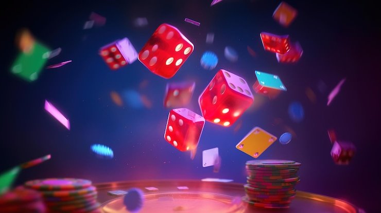 Ilustrasi sirkus cerah pada slot